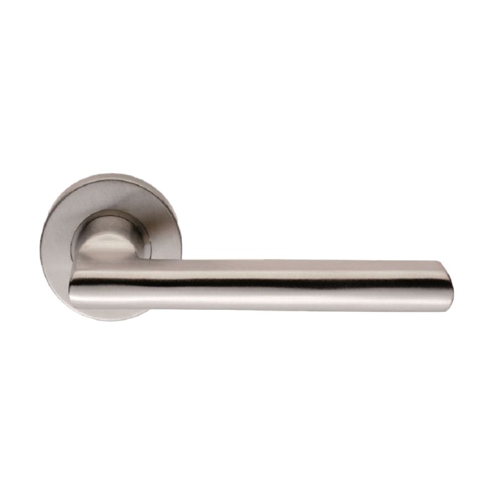 Carlton Lever Door Handle on Sprung Rose